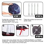 JOYIN-Rocket-Ship-Play-Tent-Pop-up-Play-Tent-Kids-Indoor-Outdoor-Spaceship-Playhouse-Tent-Set