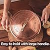 Vintage 100% Pure Solid Copper Hammered Handmade Engraved Cookware Cooking Stew Pot Braiser Lid Pan Oven Fancy Serving Thick Nonstick Handle Non Stick Decorative Kitchen Decor Indian Turkish #5