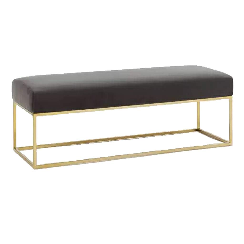 Banc à chaussures long pour entrée et magasin de vêtements et salon