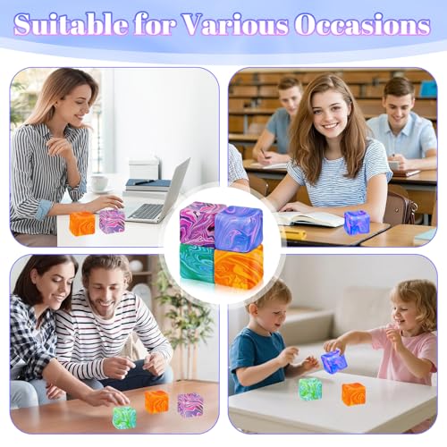 Ellxen 4Pcs Squishy Stress Balls, Fidget Toys Stress Balls Sugar Ball Fidget Grape Stressball For Kids And Adults Anxiety Relief Special Needs Toy For Autism Adhd Fun Nee Doh Squishy Toys - 5