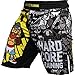 Imagen de Hardcore Training Doodles Fight Shorts Hombre Pantalones Cortos MMA BJJ Boxeo Grappling Fitness No Gi