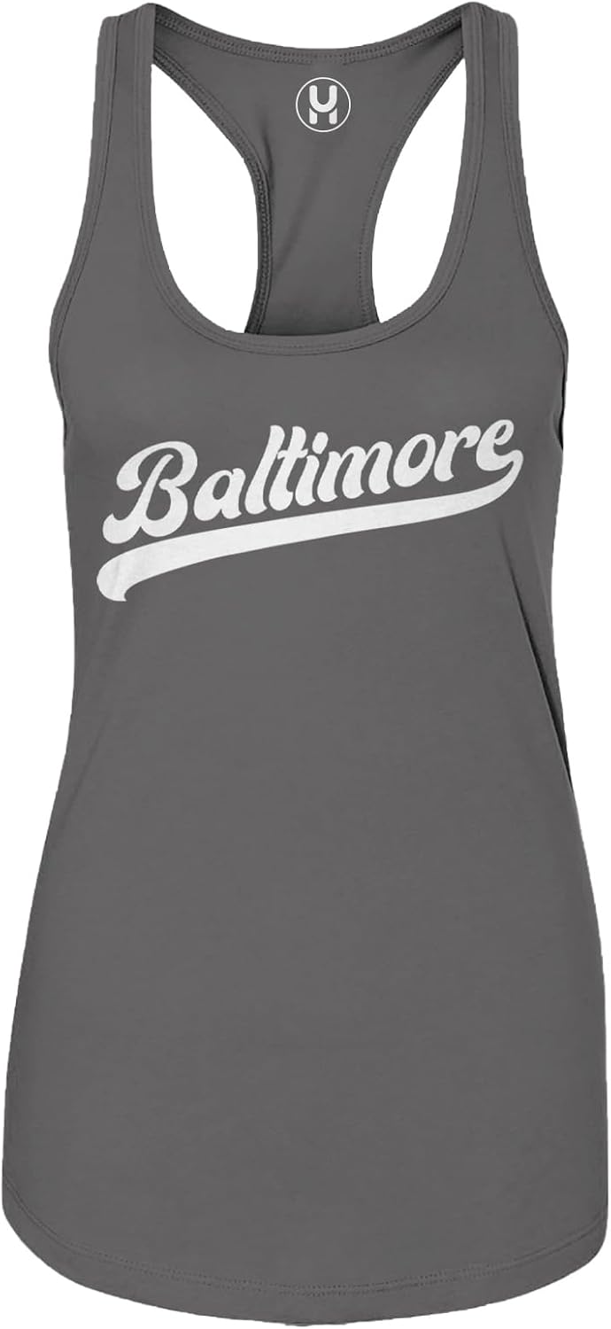 Haase Unlimited Baltimore - Baseball Jersey Style Ladies Tank Top