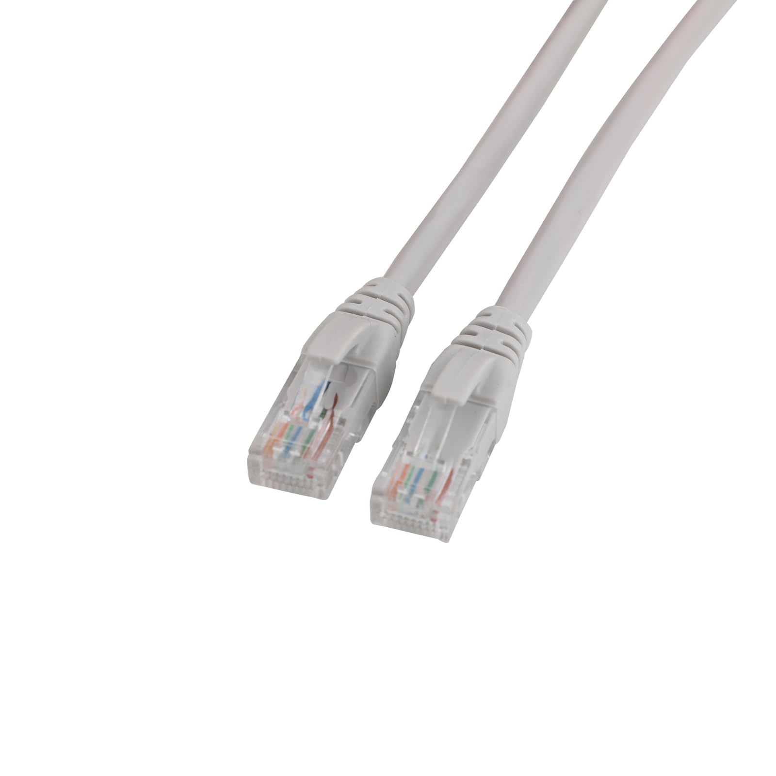Cat6 Patchkabel Reinkupfer Gigabit LAN Kabel (grau, 100, Zentimeter, 24x)
