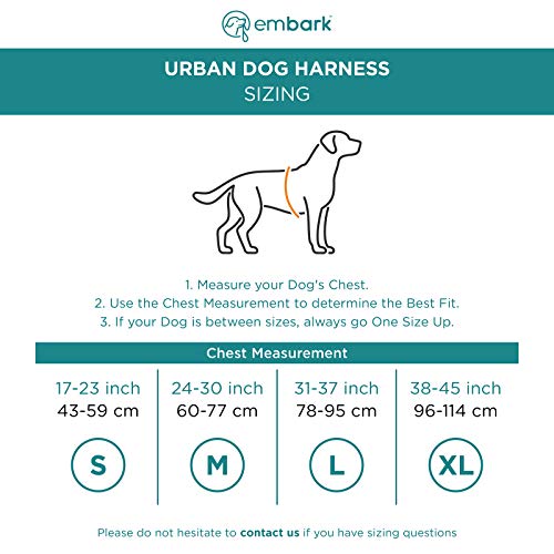 Embark Urban Dog Harness, Easy On and Off with Front and Back Leash Attachments & Control Handle - No Pull Training, Size Adjustable and Non Choke (XL, Pipeline) - Thumbnail 2