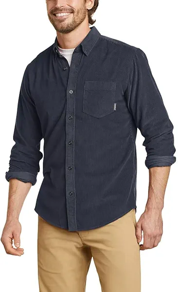 Eddie Bauer Mens Ls Corduroy Shirt