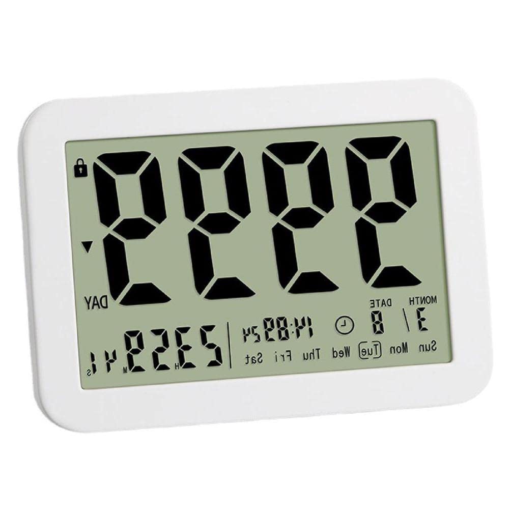 Electronic Countdown Timer Large Screen Digital Countdown 9999-Days Timer Magnetic Classroom Timer For Study Fitness Count Down Clock Timer For Classroom Graduation Large Display