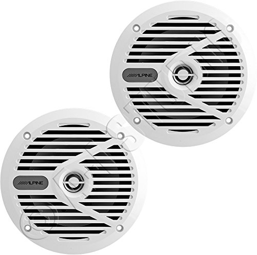 Alpine SPS-M601W Marine 6-1 2 Speaker (White)