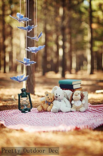 Solar Wind Chimes,Coloful Butterfly Led Solar Wind Chimes Lights Outdoor Color Changing Solar Mobile Hanging Wind Bell Lights For Patio Garden Lighting Home Decoration #TOP4