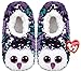 Ty - TY95566 - Chaussons Peluche à sequins Moonlight le hibou - Pointure 37