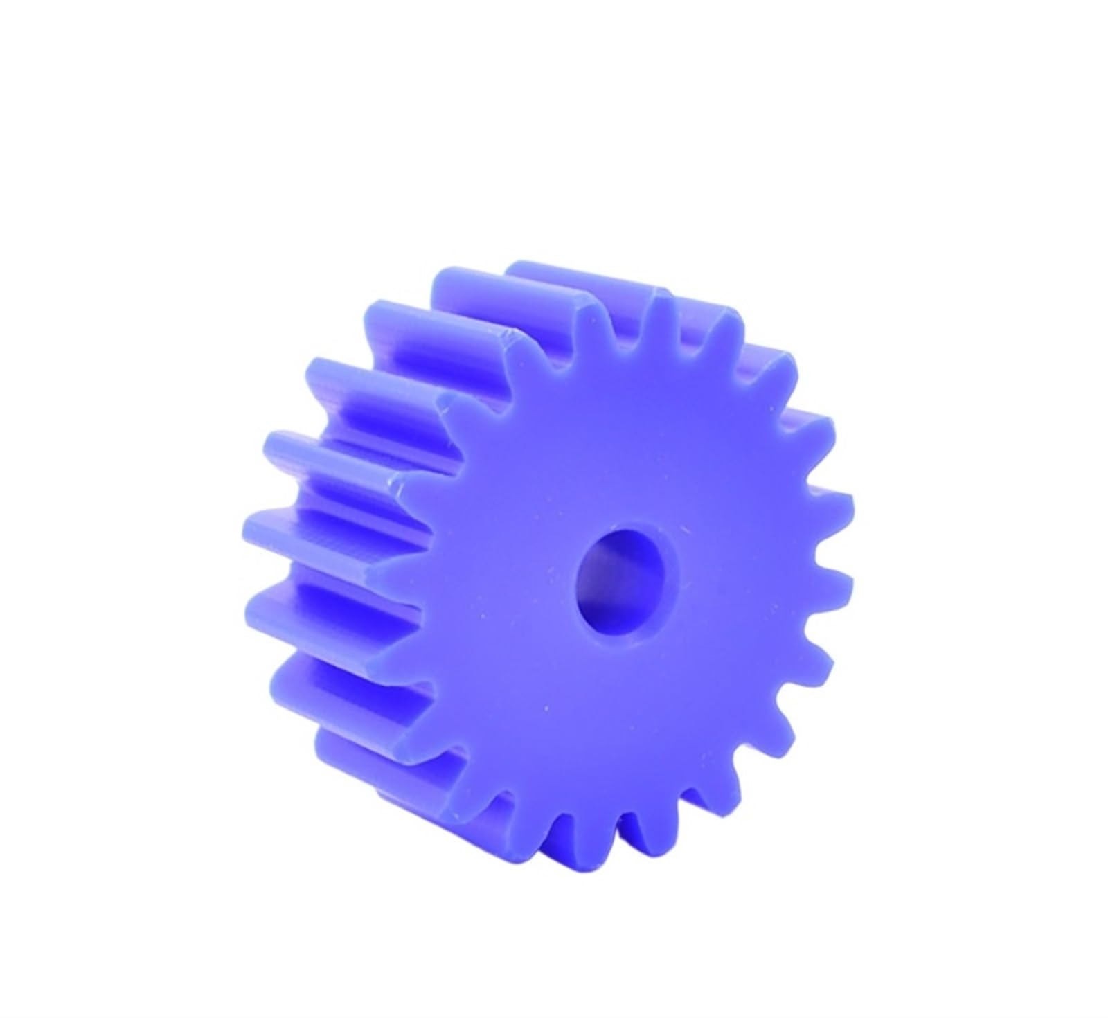 Bevel Gear Pinion Hardware Mechanical 1.5M 12T-27T Plastic Spur Gear 1.5 Mod Cylindrical Flat Gear 12 13 14 15 16 17 18 to 27Teeth Blue Nylon Drive Gears(25 Teeth)