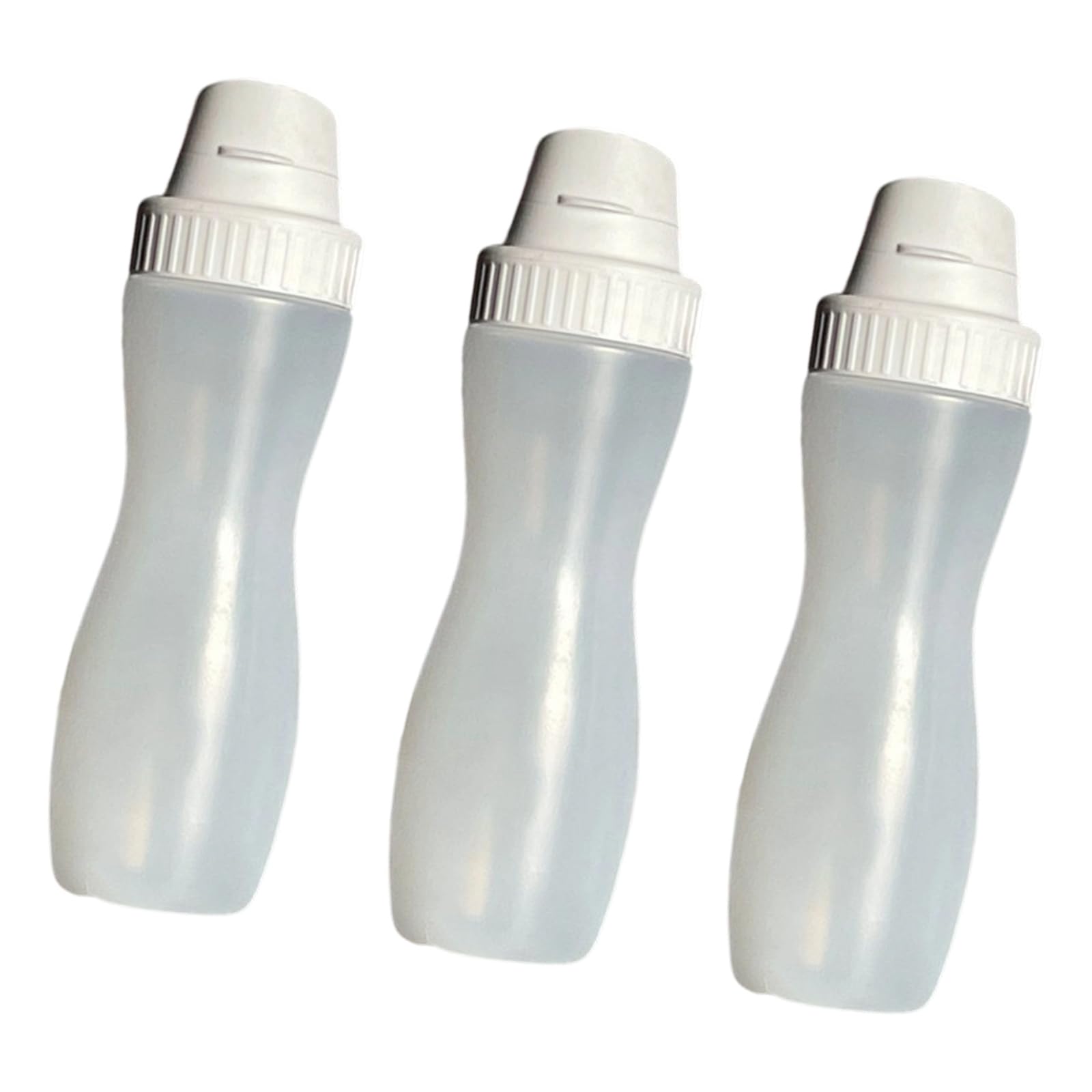 Msioytog 3 Piece Complimentary Polystyrene Sauce Bottles 5 Modifiable Stream Tips Comfortable Squeezing Plan Dishwasher Safe Kitchen Tool Multiple Purpose Kitchen Squeeze Bottle