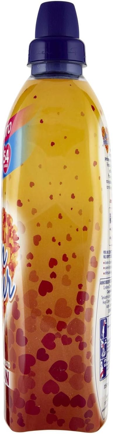 Felce Azzurra Mon Amour Amour Ammorbidente Concentrato Gold y Argán - Suavizante concentrado - Suavizante concentrado - Ropa suave 54 lavados 1350 ml + llavero Beni Culinari gratuito