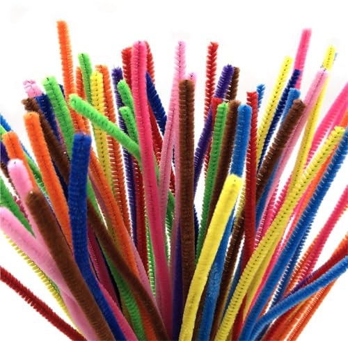 Limpia pipas moldeables de colores surtidos para crear flores y figuras de arte 2