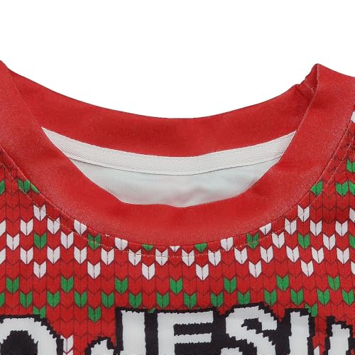Gtetkde Unisex Ugly Christmas Sweatshirts 3D Printed Funny Graphic Long Sleeve T-Shirt Crewneck Sweatshirts 3 Gtetkde Unisex Ugly Christmas Sweatshirts 3D Printed Funny Graphic Long Sleeve T-Shirt Crewneck Sweatshirts