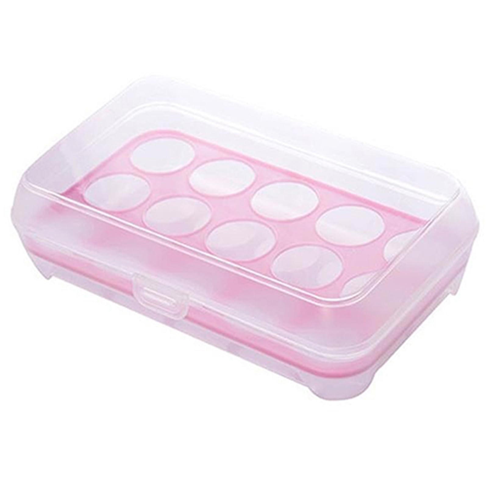 matumou Egg Storage Holder -collision Plastic Transparent 15 Grids Plastic Transparent Eggs Preservation Box Egg Storage Container