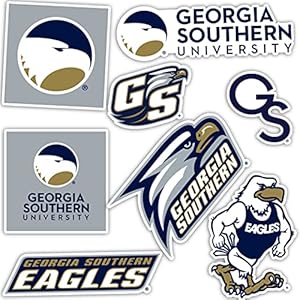 Georgia Southern University Sticker GSU Eagles Stickers Vinyl Decals Laptop Water Bottle Car Scrapbook T2 (Type 2)
