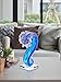 Dale Tiffany AS15206 Pacific Wave Handcrafted Art Glass Sculpture, Blue
