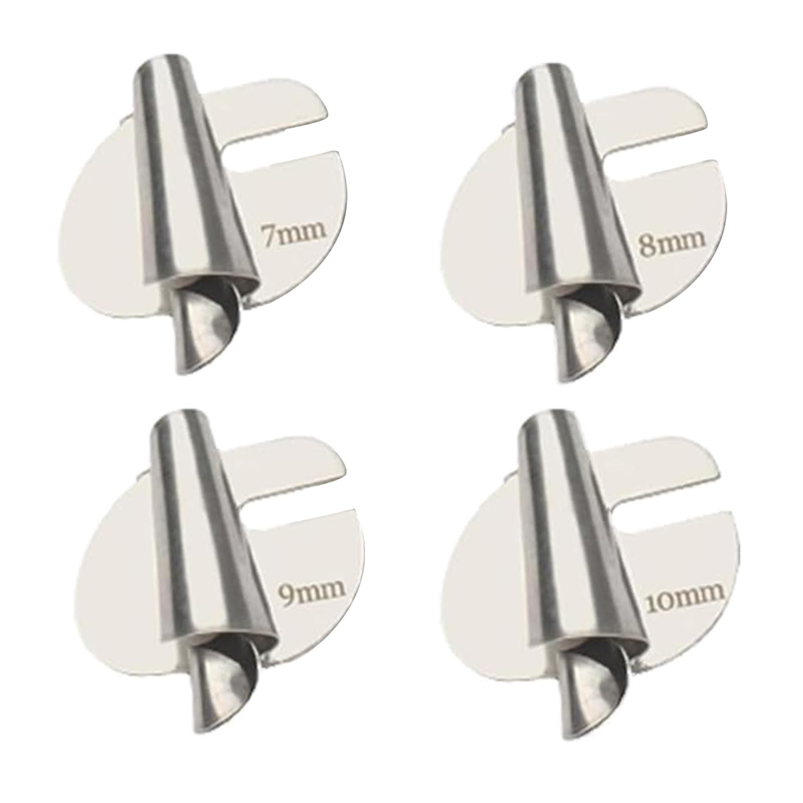 3-10mm Sewing Rolled Hemmer Puller Stainless Steel Old Machine Presser Hemming Foot Accessories Rolled Hemmer Foot