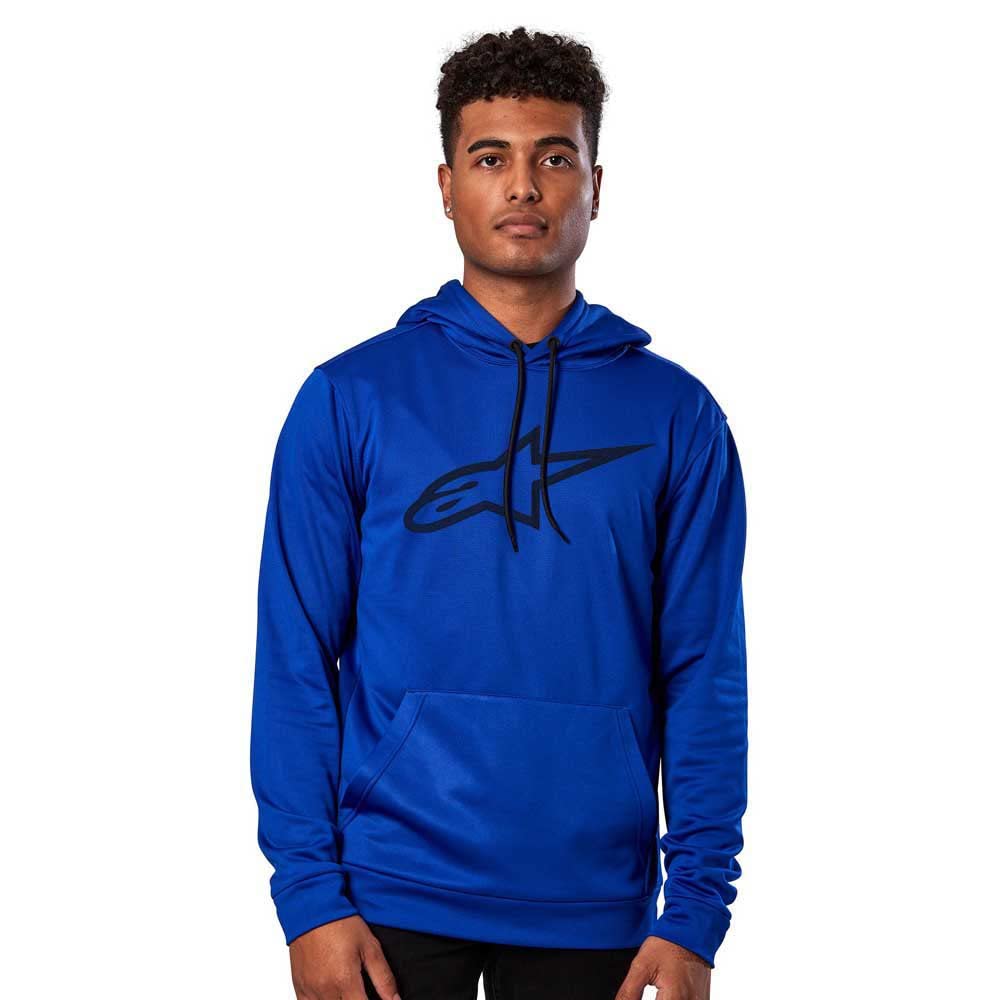 Alpinestars Męska sportowa bluza z kapturem, Niebieski królewski/czarny, XL