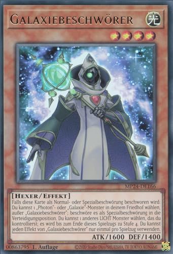 Galaxiebeschwörer MP24-DE166 Ultra Rare Deutsch Boosterfrisch 1. Auflage - 25th Anniversary Tin: Dueling Mirrors - mit ReCollectibles-Versandschutz - für Yu-Gi-Oh!