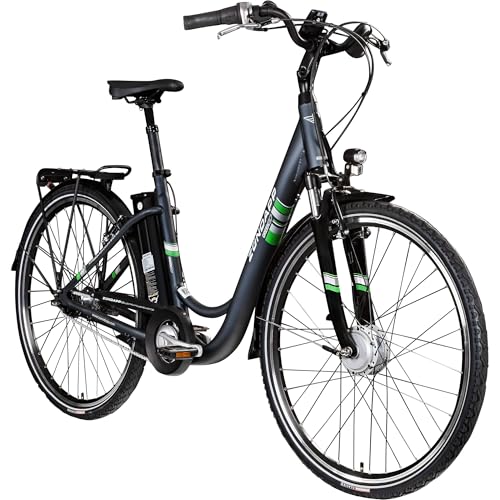 ZÜNDAPP E Bike City 28 Zoll | Elektro Fahrrad für 150-175 cm | 7 Gang...