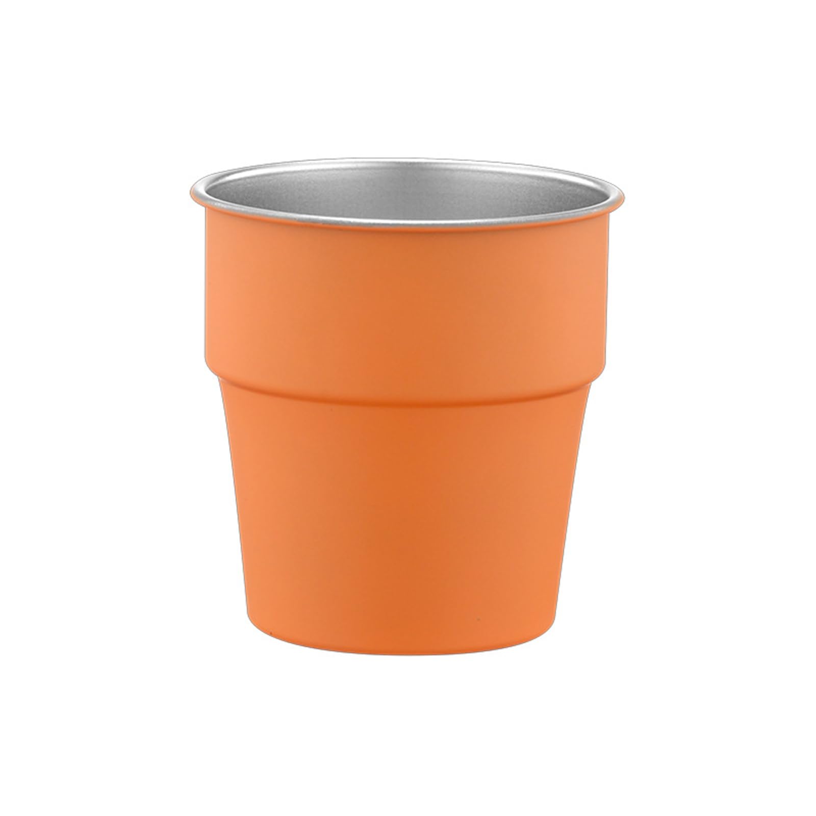 carotoe Of 6 Multifuntional Coffee Cups 10Oz Metal Set 304Stainless Steel Texture Cups for Outdoor BBQ Activity Camping Cup