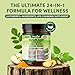 PureLeaf Naturals - Soursop Shilajit, Sea Moss, and Lions Mane - 24-in-1 Supplement with Ashwagandha, Black Seed Oil, Rhodiola Rosea, Ginger, Collagen, Turmeric - Made in USA - 60 Capsules