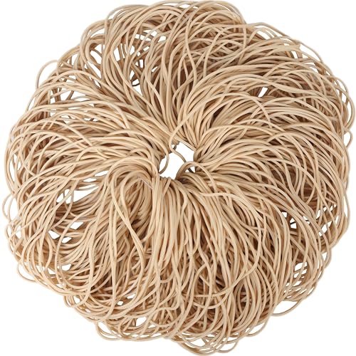 Foshine Rubber Bands 300Pcs 4.8inch/12cm Big Elastic Rubber Band Beige For Office Supplies File Folders Litter Box (4 4/5" x 1/16") image 6