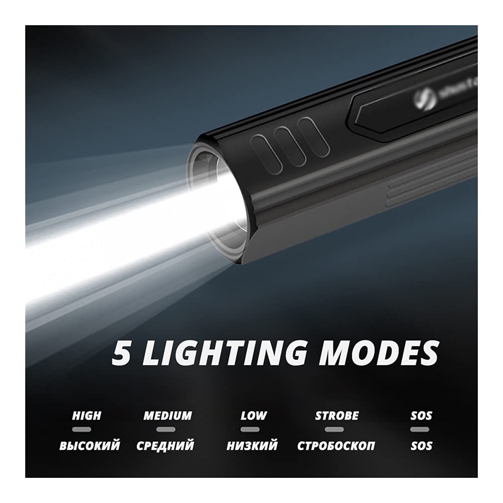 String Lights Ładowalna latarka LED z koralikami T6 5 trybów oświetlenia Wodoodporne światło kempingowe może być używane jako oświetlenie festiwalowe Power Bank (kolor: bateria-1800 mAh)