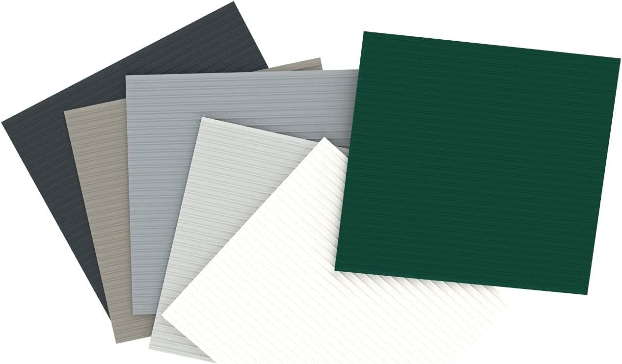 Pinto FERRAMENTA Striscie Pannelli PVC Frangisole Schermatura Privacy Copri Balcone Ringhiera Cancelli Terrazzi Giardino Pannelli Recinzioni Esterno Kit 5PZ H95cm x 2.50mt (Marrone)