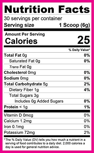 KOYAH - Organic Freeze-dried Pink Dragon Fruit Powder (1 Scoop = 1/4 Cup Fresh): 30 Servings (often called Pitaya), 180 g (6.35 oz) - Thumbnail 7