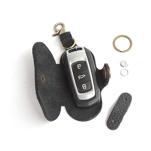 Miniatura 8 de Soft Genuine Leather Key Organizer Pocket Case for Car Key &Door key Holder