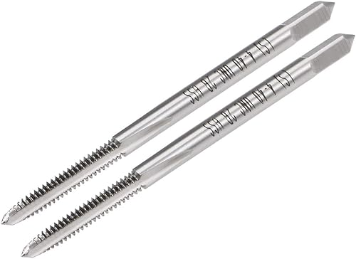 Miniatura 6 de uxcell Grifo para máquina, 2-56 UNC 2B Clase de acero de alta velocidad para roscado de rosca de acero de alta velocidad, 2 piezas