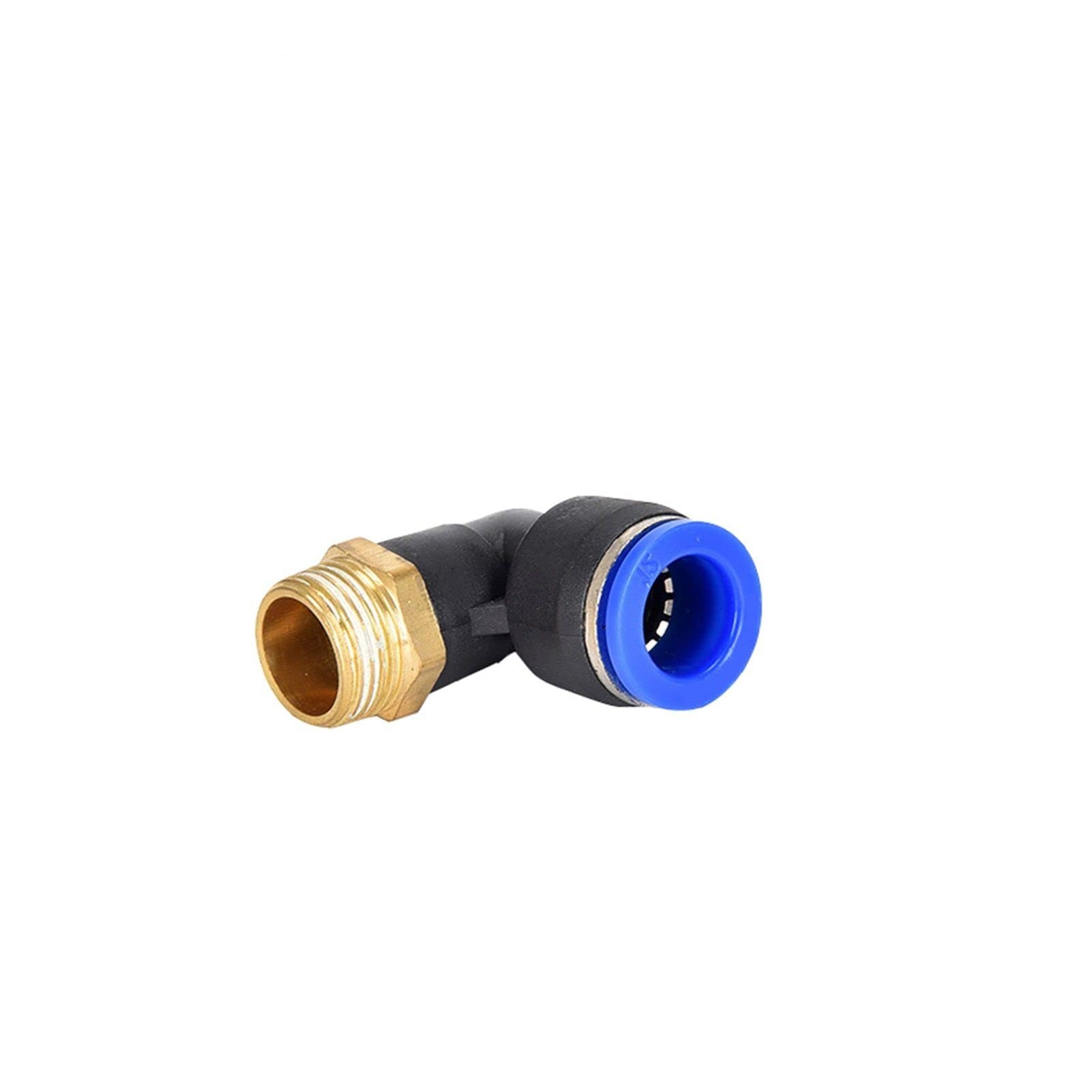 ZZSRJ Accesorios de Aire neumáticos PL 4 mm 6 mm 8 mm Hilo 1/8 "1/4 3/8 1/2 Accesorios de Manguera Recta Tubería Accesorios rápidos (Color : PL8-04, Specification : 20pcs)