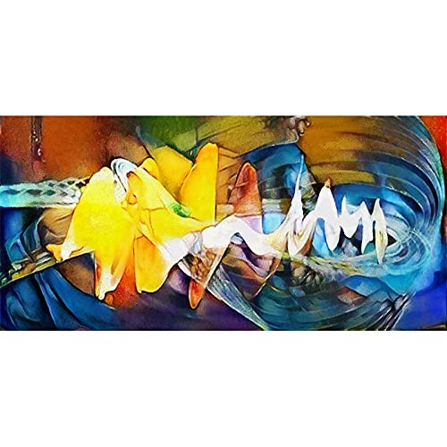 Impression Picasso tableau abstrait peinture sur toile 70x140 - 5