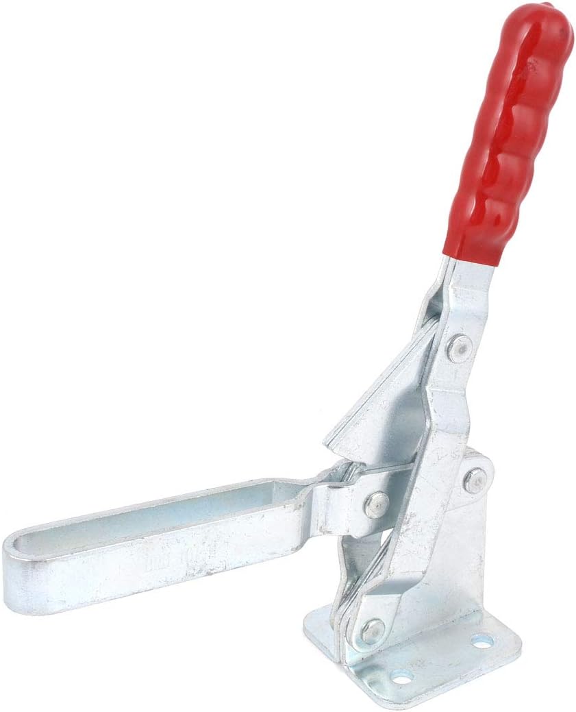 BRH-101H U Shaped Bar Flange Base Holding Capacity Red Handle Quick Release Holding Clip Vertical Toggle Clamp 450Kg 992 Lbs (32852218f9d52446c1e49e3fc4163346)