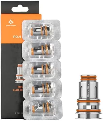 GEEKVAPE Serie P bobina para Aegis Boost Pro kit Pod Pod 0.4ohm Mesh Vaporizer Electronic Cigarette Vape Coil (5pcs)