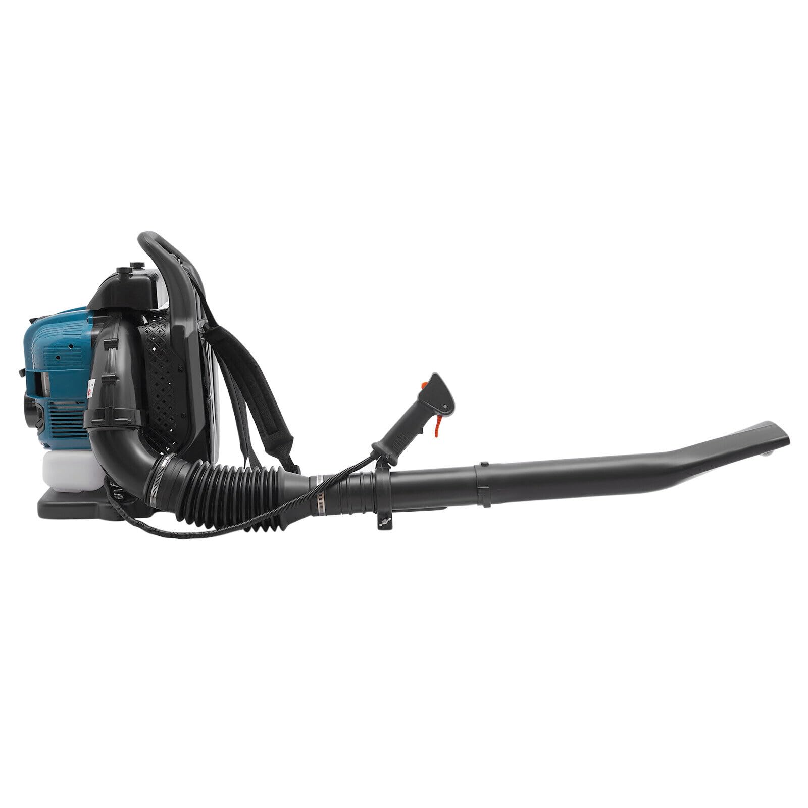 Ventola zaino soffiatore, potente bolle e basso consumo di carburante a gas soffiatore a foglia, ventilatore cordless 75.6cc per yard, giardino, cura del prato e pulizia della strada