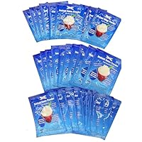 Science Gone Fun 30 Packs of Instant Snow - Artificial Snow Powder Mix - for Making Fake Snow, Slush, Makes About 120 Cups