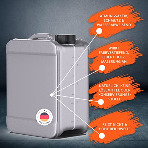 BEKATEQ BE-291 Douglasien Öl farblos 5l I Holz-Öl für Innen & Außen I Leinöl-Firnis zum Holzschutz von Douglasien… – Bild 4