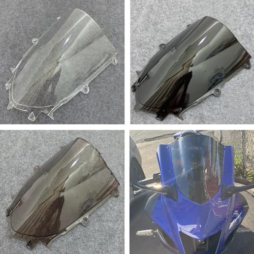 Pare-Brise Moto YZF-R7 Réduire Pression Vent Déflecteur Double Bulle Anti-Fumée - 2