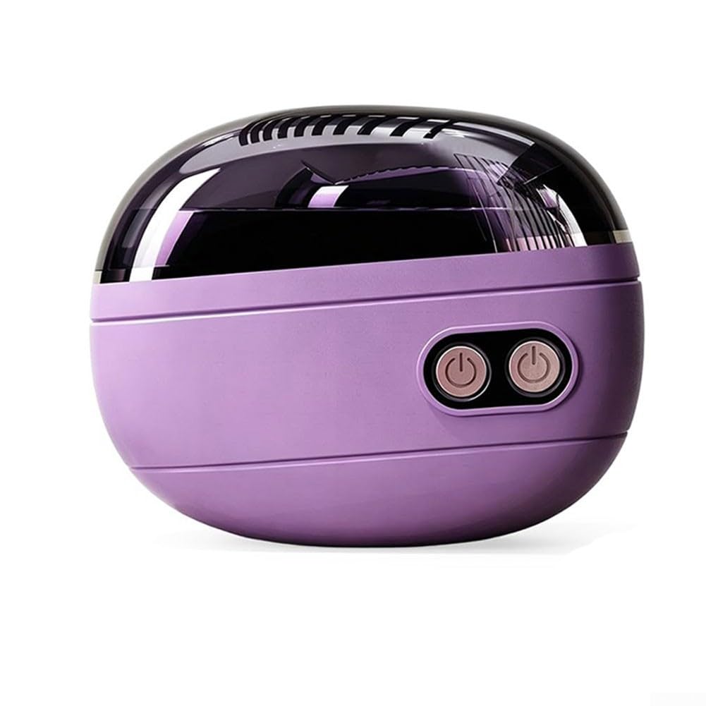 Stainless Steel Electric Nail File 2 Speeds Quiet Motor(Purple)