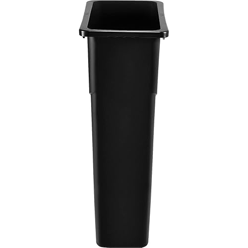 Miniatura 8 de Global Industrial Contenedor de basura delgado, 23 galones, gris