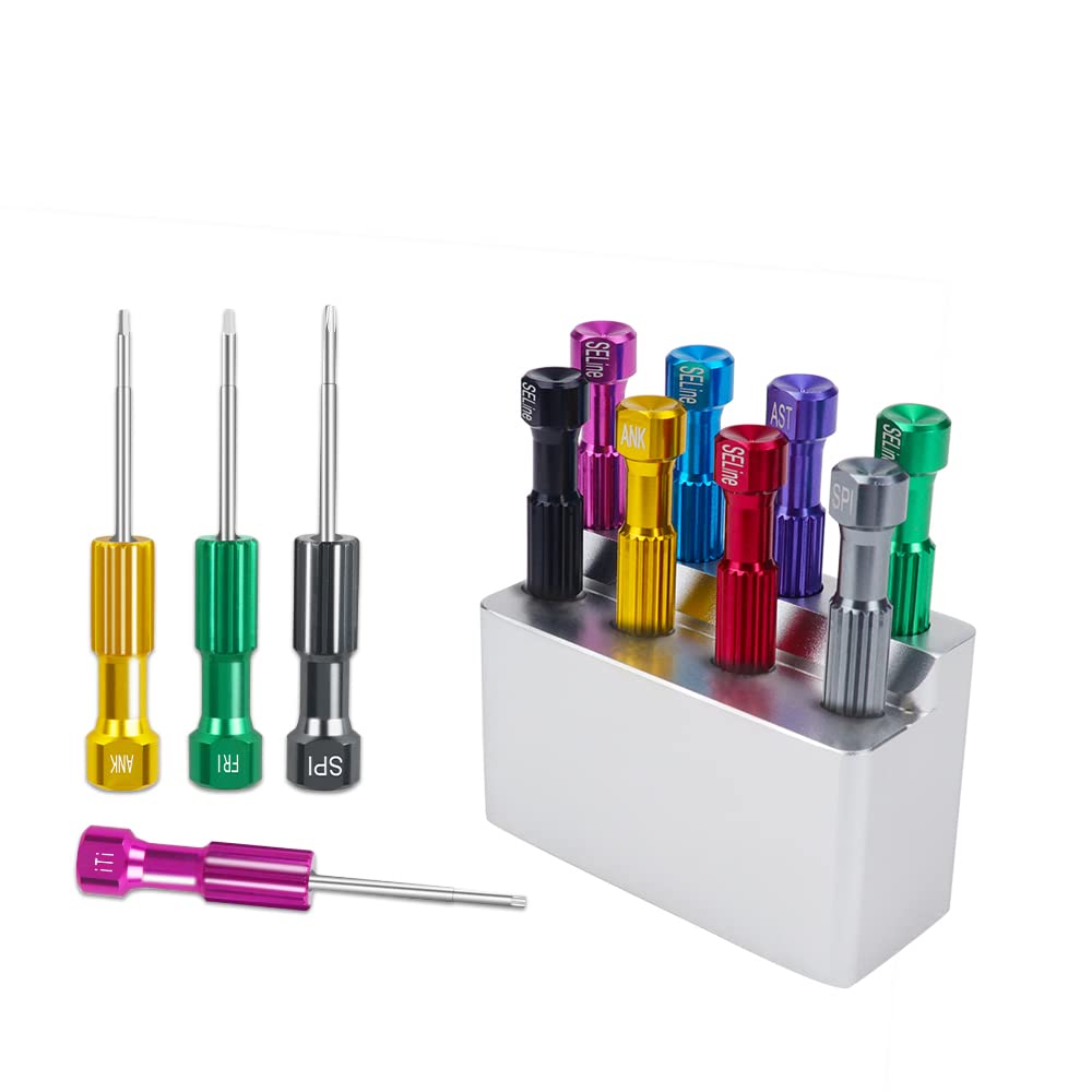 DenFactory - Set di 8 cacciaviti per impianti da laboratorio, strumenti tecnici e micro cacciaviti