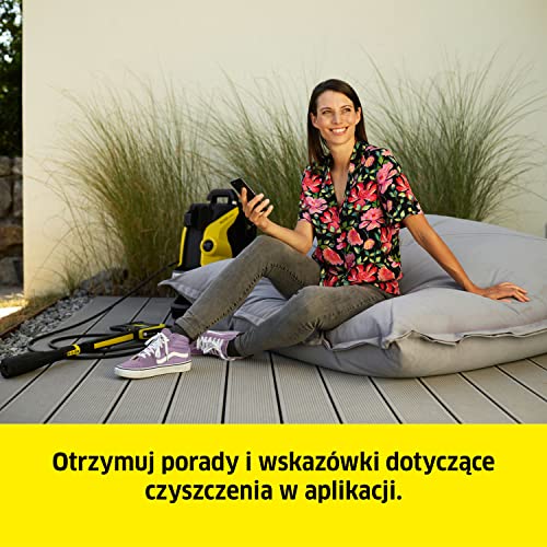 Kärcher Nettoyeur Haute Pression K 5 Power Control: Support Intelligent par Une App pour Les tâches de Nettoyage Multiples Jaune & 2.643 233.0 Brosse Triangulaire Accessoire - vue 3