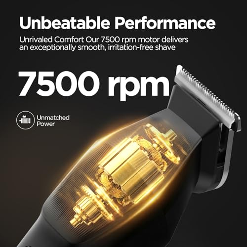 Yineel HC600 Beard Trimmer for Men All in One Cordless Grooming Kit Waterproof Electric Ra - image 6