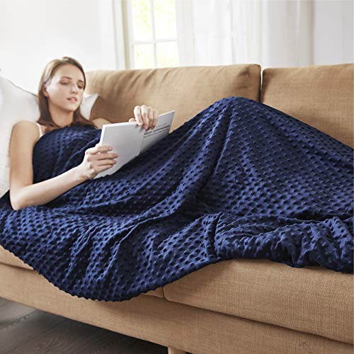 Degrees of Comfort Coolmax Cobertor pesado com capa lavável tamanho solteiro | 1 capa de pelúcia Coz