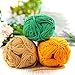 2 Skein/Pack Schachenmayr (SMC) Catania Originals Yarn, Each Ball 1.76 Oz (50gr) / 136 Yards (125 m), 100% Mercerized Cotton for Knitting and Crochet Yarn, Sport Weight, 105 - Natural