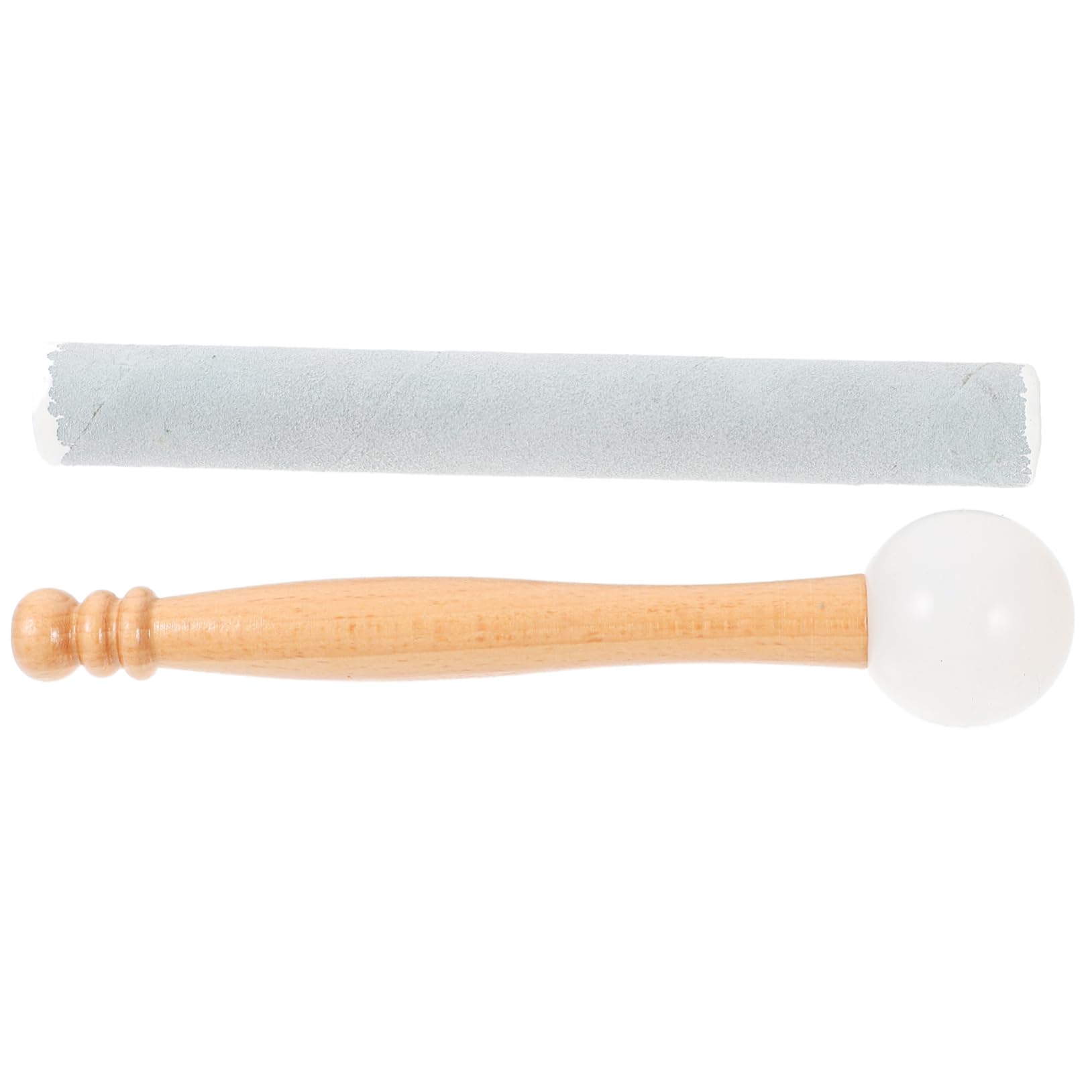 BESPORTBLE 1Set Singing Bowl Mallet with Handle and Sleeve Durable Accessory for Meditation and Sound Therapy present for Instrument Enthusiasts