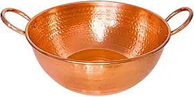 Tacho De Cobre Puro 20 Litros Com Alças de Cobre
